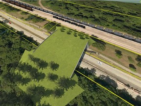 Catching a train? A proposal to protect animals from traffic collisions would see a wildlife overpass across Ojibway Parkway, but critics complain it ends in front of a railroad right-of-way. The deadline for public comments on the proposal, part of a City of Windsor Municipal Class Environmental Assessment (Class EA) study, is Thursday. The wildlife crossing location would be south of Broadway Boulevard.
