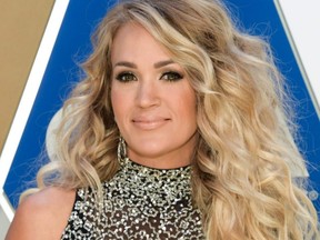 Carrie Underwood attends the 54th annual CMA Awards at the Music City Center in Nashville, Nov. 11, 2020.