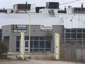 A fire early Sunday morning resulted in $500,000 in damages to this commercial complex in the 6500 block of Cantelon Dr. in Windsor, shown on Monday, Dec. 21, 2020.