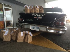 An image from the Windsor Police Service Stuff-a-Cruiser event in December 2015.