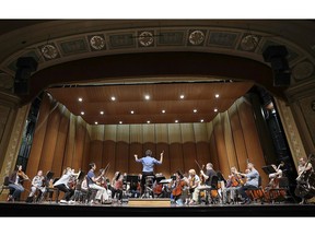 The Windsor Symphony Orchestra is shown during a rehearsal on Thursday, September 19, 2019, at the Capitol Centre in Windsor.