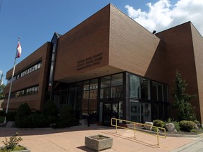 The Greater Essex County District School Board administration office is seen in Windsor.