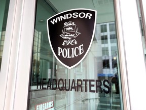 Windsor Police headquarters on Chatham Street East.