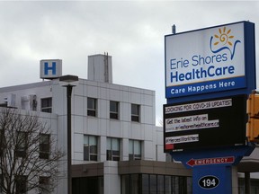 Erie Shores HealthCare in Leamington is shown Jan. 7, 2020.