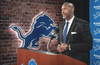Detroit Lions' general manager Brad Holmes see opportunity for his club with five of the first 81 picks in this year's NFL Draft.