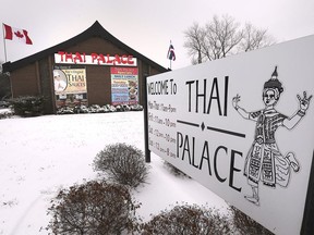 The exterior of Thai Palace on Lauzon Road in Windsor, ON. is shown on Tuesday, January 26, 2021.