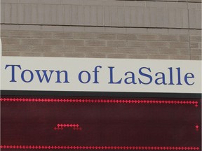 Town of LaSalle sign