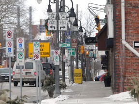 Erie Street North in Leamington is pictured on Wednesday.