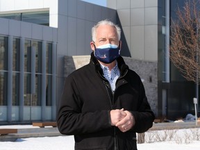 LaSalle Mayor Marc Bondy is photographed outside the town's civic centre on Tuesday.