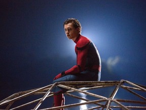 Tom Holland stars as Spider-Man in Columbia Pictures' SPIDER-MAN™: HOMECOMING.