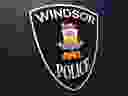 Windsor Police Service insignia at downtown headquarters.