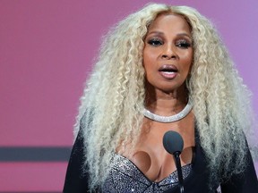 Mary J. Blige accepts onstage the Lifetime Achievement Award during the 2019 BET Awards at Microsoft Theater in Los Angeles, Calif. on June 23, 2019.