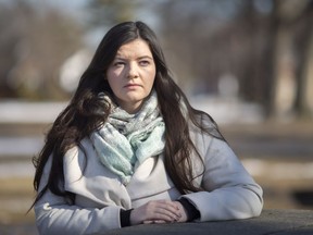 Windsor's Laura Stairs, who says she was once in an abusive relationship, is now a member of the Violence Against Women Co-ordinating Committee Windsor-Essex. She was photographed on Thursday.