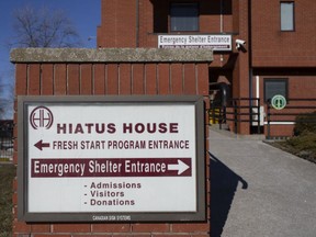 WINDSOR, ONTARIO:. FEBRUARY 26, 2021 -  Hiatus House, a women's shelter in downtown Windsor, is seen on Friday, February, 26, 2021.