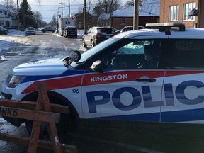 A Kingston police vehicle is seen in this file photo from 2019.