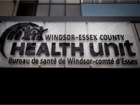 "People are still dying." The exterior of the Windsor-Essex County Health Unit is shown Nov. 17, 2020.