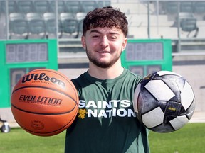 Holy Names high school student Rodi Mazloum will get the chance to continue as a two-sport athlete with the St. Clair Saints.