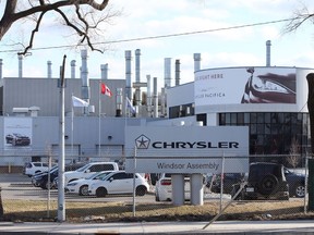 Stellantis' Windsor Assembly Plant Thursday, March 4, 2021. The company has asked workers to work this weekend.