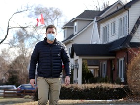 Looking for answers. Ward 2 Coun. Fabio Costante is shown Monday, March 1, 2021, in the 300 block of Askin Boulevard where homeowners near the University of Windsor strongly support a residential rental licensing system.