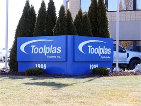 Toolplas Systems Inc. on Black Acre Drive in Tecumseh is shown on Friday, March 4, 2021.