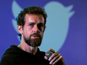 Twitter CEO Jack Dorsey addresses students during a town hall at the Indian Institute of Technology (IIT) in New Delhi, India, Nov. 12, 2018.