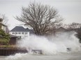 High winds from the north are causing some minor flooding issues along the Lake St. Clair shoreline as wind gusts are expected to reach 65km/h, on Thursday, March 18, 2021.