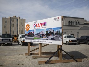 The Graffit project by AIPL Canada Holdings Inc. on University Avenue West, pictured on Tuesday, March 30, 2021.