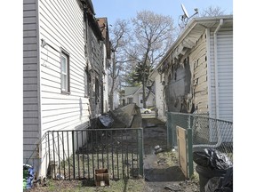 The scene of a house fire in the 500 block of Janette Avenue in Windsor is shown on Saturday, March 13, 2021.