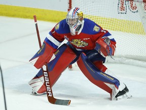 Moncton Wildcats' goalie Dakota Lund-Cornish, who is a Quebec Major Junior Hockey League veteran, will join the University of Windsor Lancers men's hockey team for the 2021-22 OUA season.     Image courtesy of the Quebec Major Junior Hockey League / Windsor Star