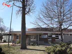 The exterior of Immaculate Conception Catholic Elementary School in Windsor (465 Victoria Ave.). Photographed March 12, 2021.
