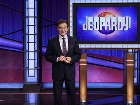 Dr. Mehmet Oz is hosting Jeopardy! for the next two weeks.