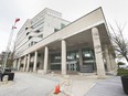 The exterior of the Ontario Court of Justice in Windsor is shown on Thursday, April 22, 2021.