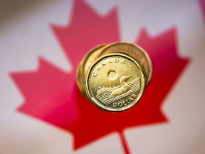 A Canadian dollar coin, commonly known as the "Loonie", is pictured in this illustration picture taken in Toronto January 23, 2015.