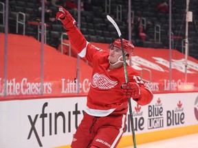 New Detroit Red Wings' forward Jakub Vrana flashed his offensive potential with a four-goal effort against the Dallas Stars.