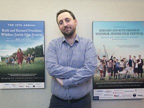 Richard Kamen, director of programming & senior services with the Windsor Jewish Federation is shown at the organization on Wednesday, April 28, 2021. The Windsor Jewish Film Festival and the Hamilton Jewish Film Festival have joined up this year for an online film fest that starts May 2.