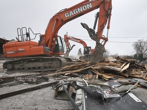 Another Windsor strip club bites the dust. Studio 4, the former adult entertainment establishment at Huron Church Road and Tecumseh Road West, was targeted by wrecking crews on Thursday, April 1, 2021.
