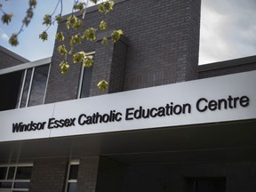 The Windsor-Essex Catholic District School Board  is pictured on Wednesday, April 14, 2021.