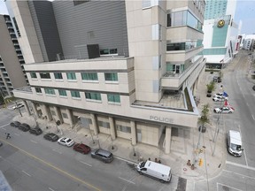 All Windsor police employees will have until Nov. 26 to prove they are double-vaccinated or be put on unpaid leave. Shown here on Friday, April 23, 2021, are the downtown police headquarters.