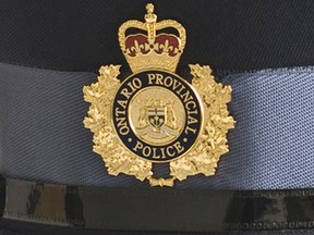 OPP hat badge.