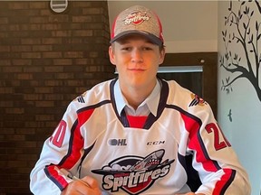 Newly signed Windsor Spitfires' forward Wylie Birkett has some hometown ties to the team.