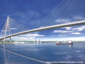 The Gordie Howe International Bridge is scheduled to be completed in 2024.