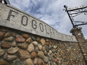 The entrance to the Fogolar Furlan Club in Windsor is shown on Monday, May 24, 2021.