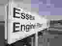 A sign for the Ford Essex Engine Plant in Windsor is shown March 25, 2021.
