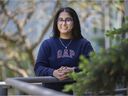 Jasleen Dayal, the new president of the University of Windsor Student Association, is pictured outside the CAW Student Centre on Wednesday, May 19, 2021. Dayal was removed as president on April 5, 2022.