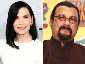 Julianna Margulies and Steven Seagal.