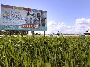 The site of the proposed regional megahospital at County Road 42 and the 9th concession in Windsor is shown on Wednesday, May 12, 2021.