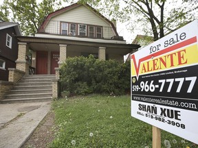 A house for sale on Randolph Avenue in Windsor is shown on Thursday, May 6, 2021.