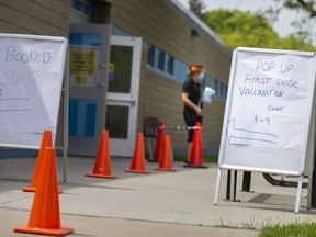 A walk-in pop-up vaccination clinic at the Windsor Essex Community Health Clinic was held on Monday, May 17, 2021.