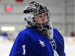 Goalie Tyler Bouck was the Windsor Spitfires' first-round pick in Wednesday's OHL Under-18 Draft.