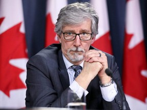 Canada's Privacy Commissioner Daniel Therrien takes part in a news conference in Ottawa, April 25, 2019.